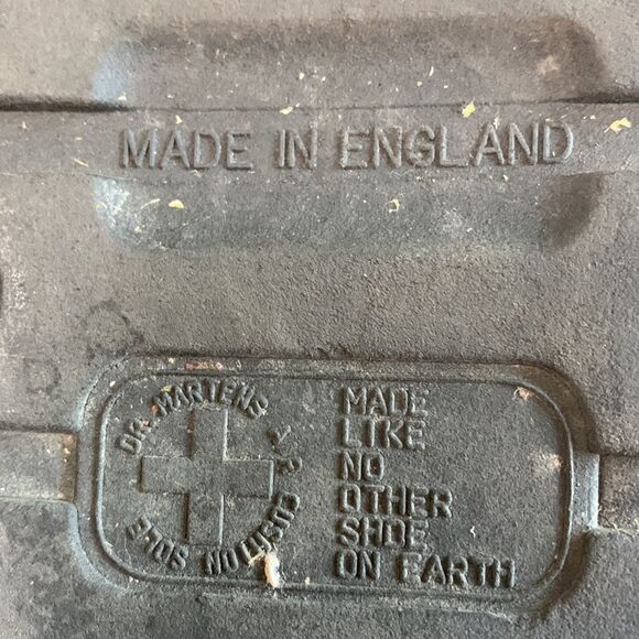 DR. MARTENS pebbled leather sandals Made in England size 13 - Picture 11 of 13